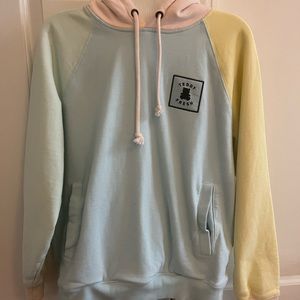Teddy Fresh Color Block Hoodie